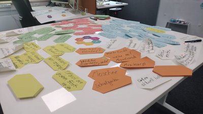 Arbeit mit der Standortanalyse.