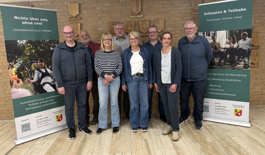 Die Mitglieder des Beirates für Menschen mit Behinderungen des Kreises Rendsburg-Eckernförde