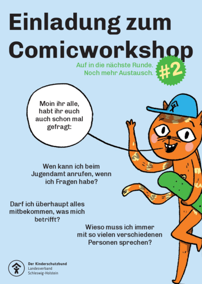 Einladung Comicworkshop
