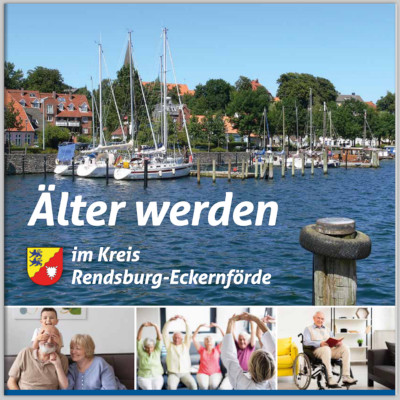 Titelseite zur Seniorenbroschüre des Kreises Rendsburg-Eckernförde