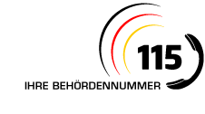 Das Logo der Behördenrufnummer 115