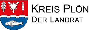 Das Wappen des Kreises Plön.